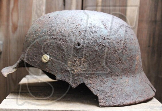 German helmet M40 from Koenigsberg