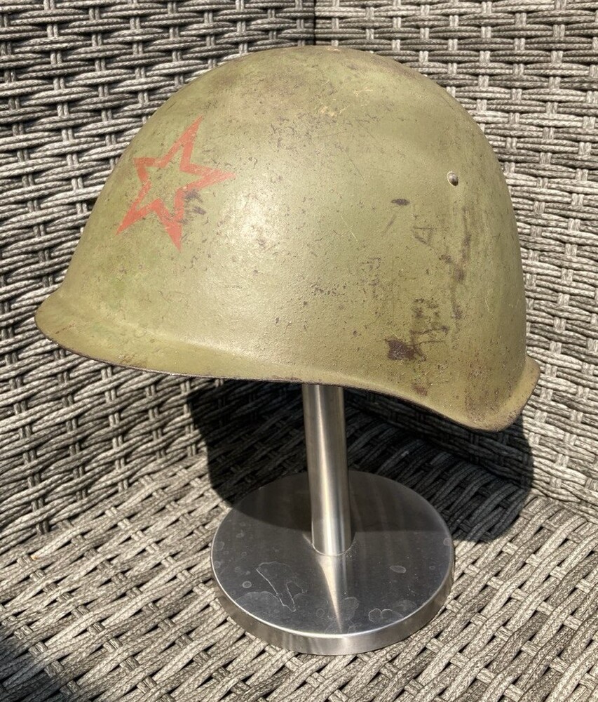 Soviet helmet SSh39 / from Murmansk