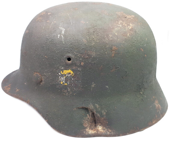 German helmet M40 / from Stalingrad