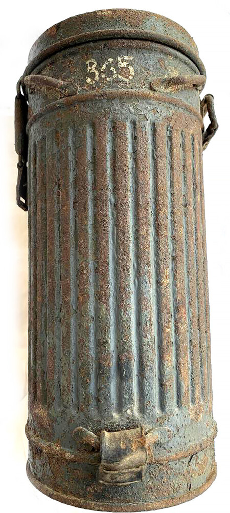 German gas mask canister / from Stalingrad