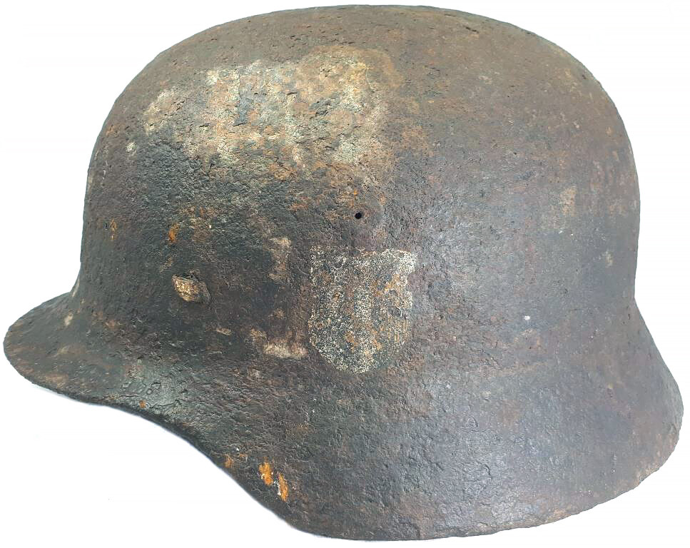German helmet M40 / from Fuchsberg