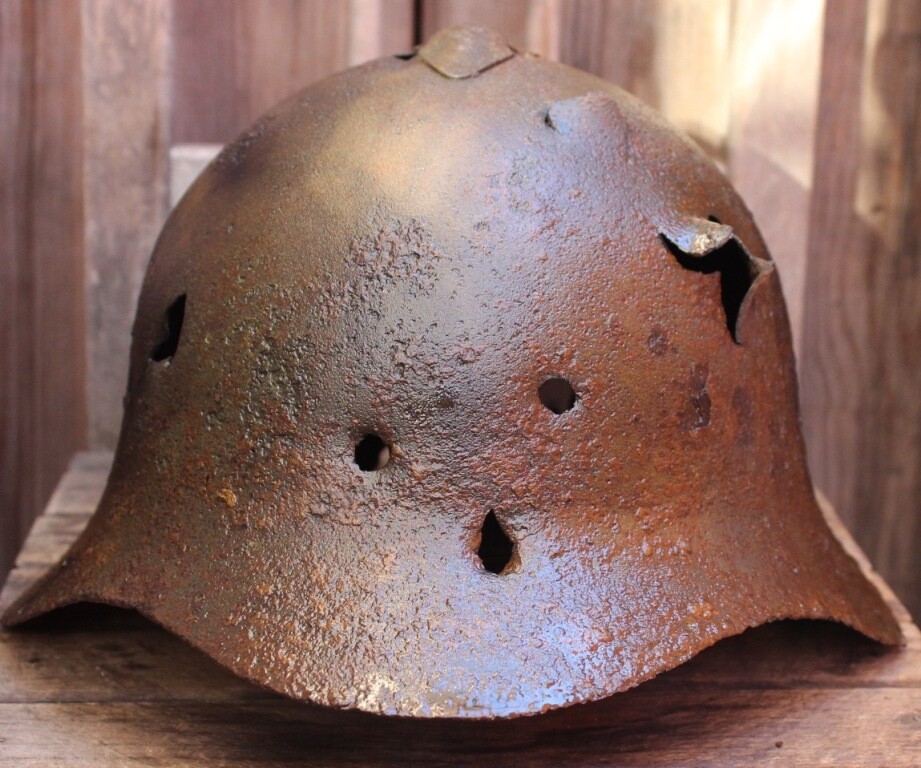 Soviet helmet SSh36 / from Vyazma