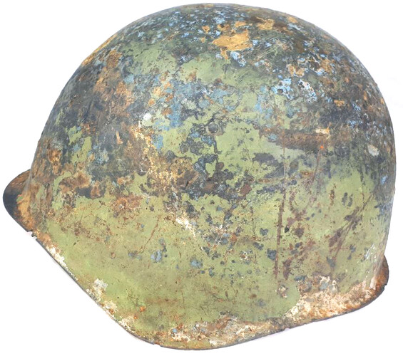Soviet helmet SSh39 / from Stalingrad