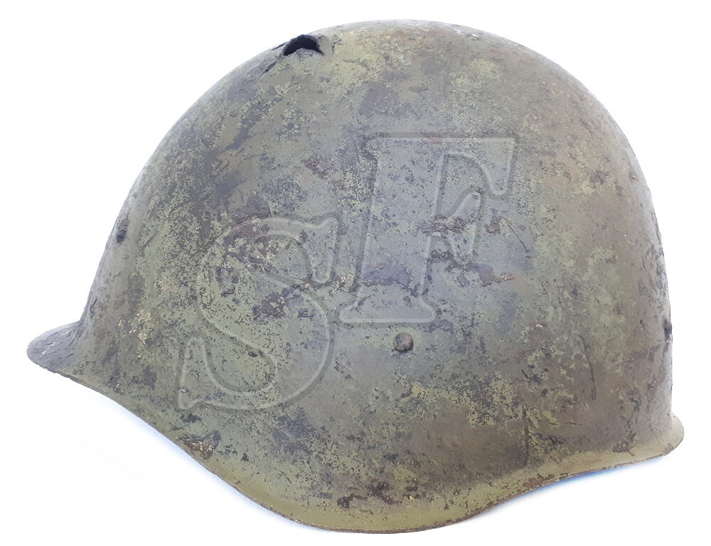 Soviet helmet SSh40 / from Demyansk Pocket