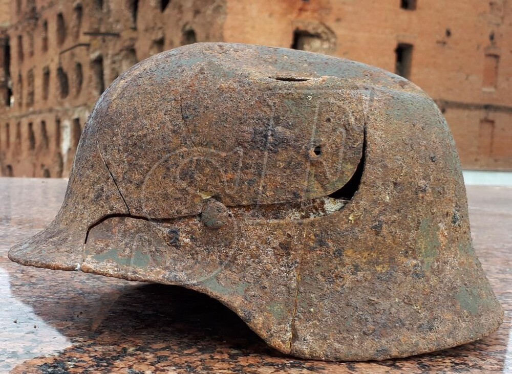 German helmet M40 / Stalingrad region