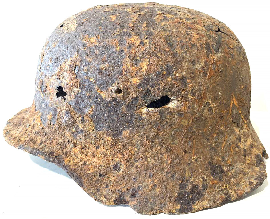 German helmet M40 / from Stalingrad
