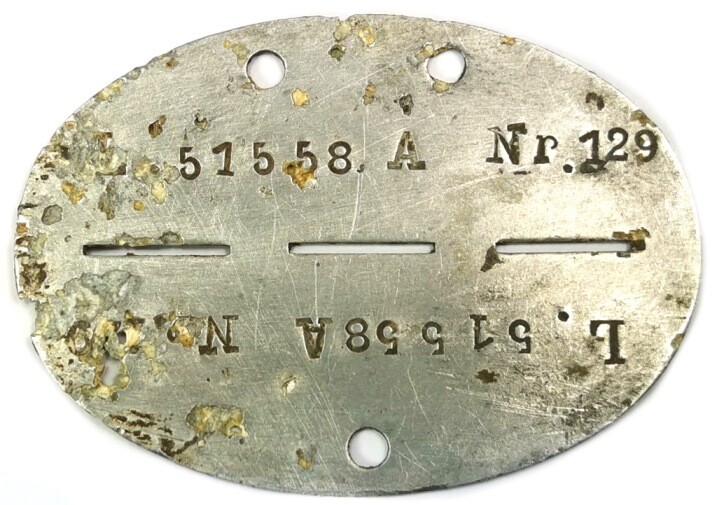 German Luftwaffe dogtag 51558