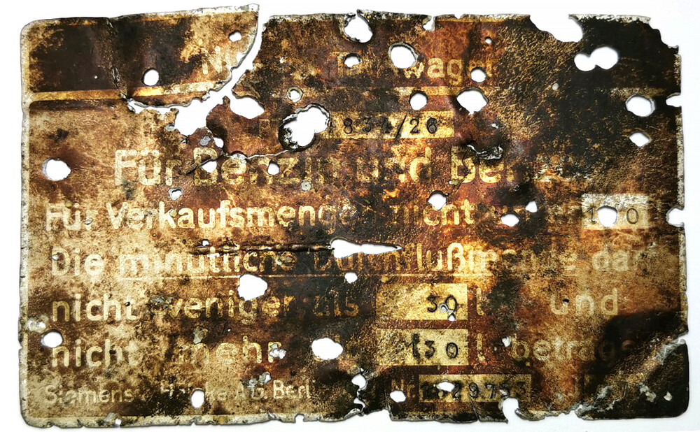 German plate / from Königsberg