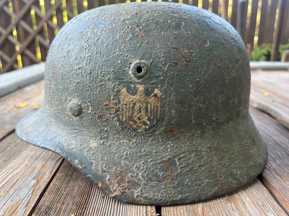 Restored helmet M35, Wehrmacht