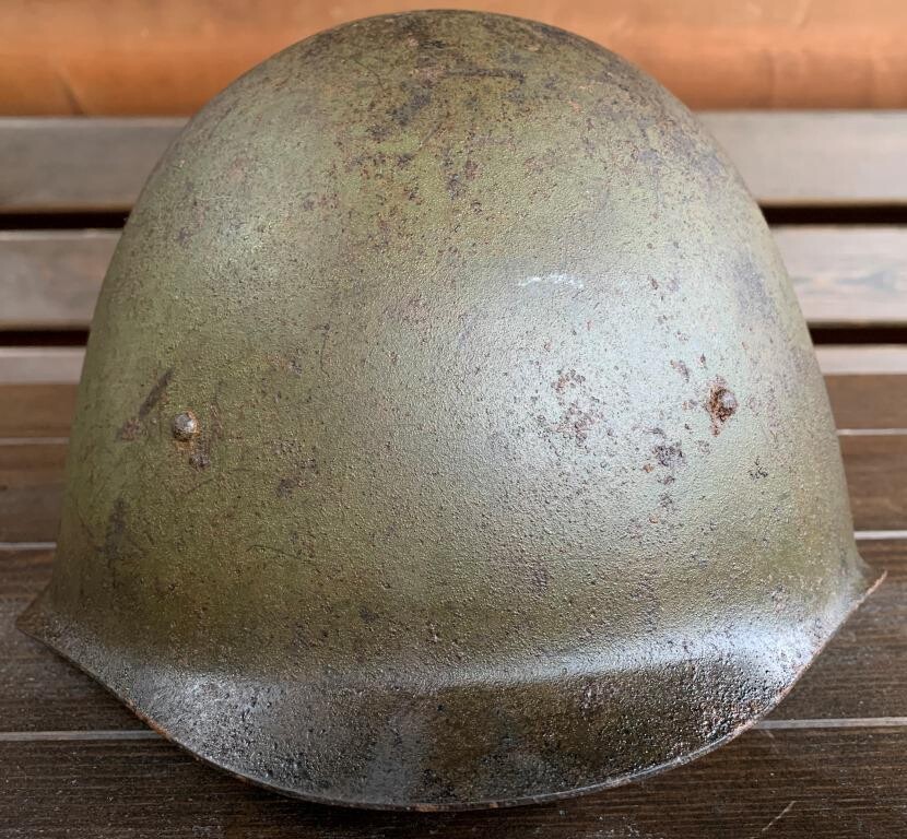Soviet helmet SSh40 / from Stalingrad