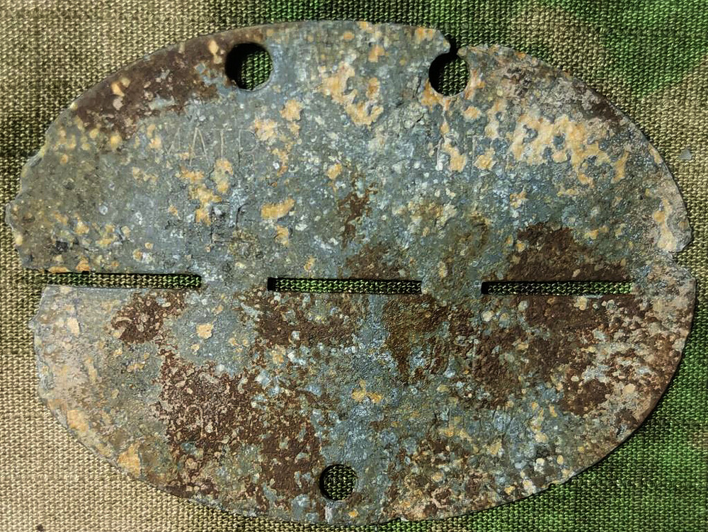 Romanian dogtag / from Stalingrad