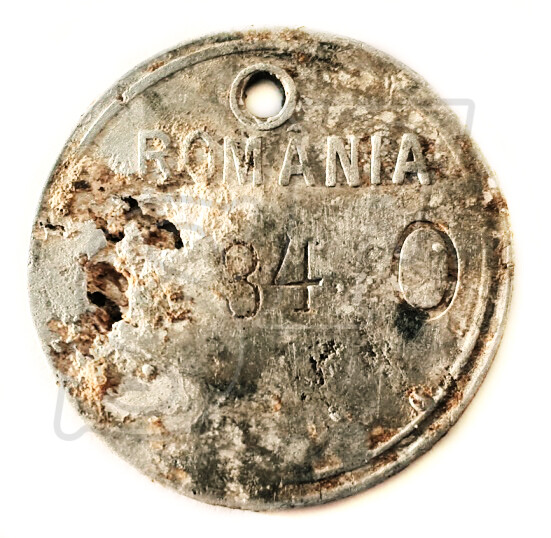 Romanian dog tag C.R.HUNED