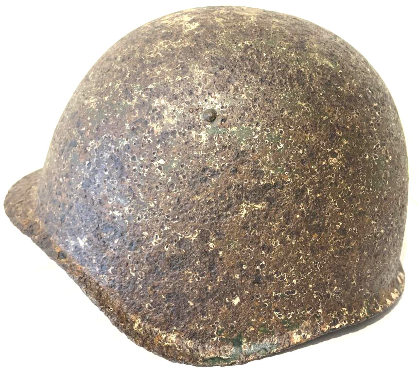 Soviet helmet SSh39 / from Stalingrad