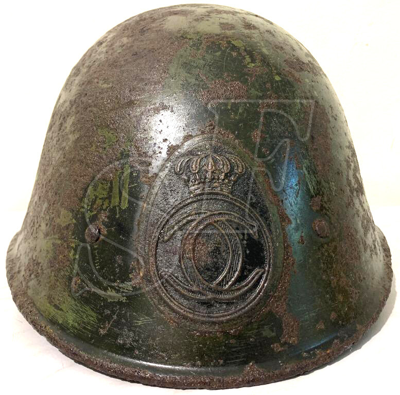 Romanian helmet / from Stalingrad