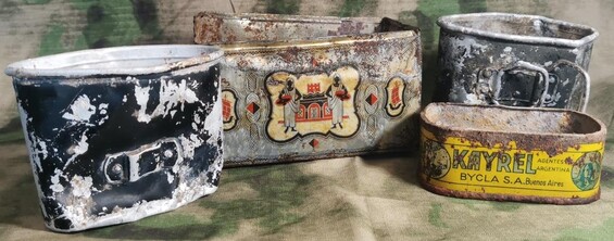 Cofee party set from a German dugout / from Stalingrad