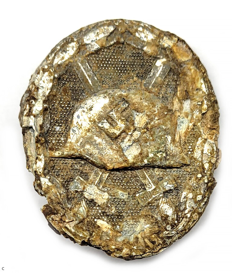 Silver Wound Badge / from Stalingrad