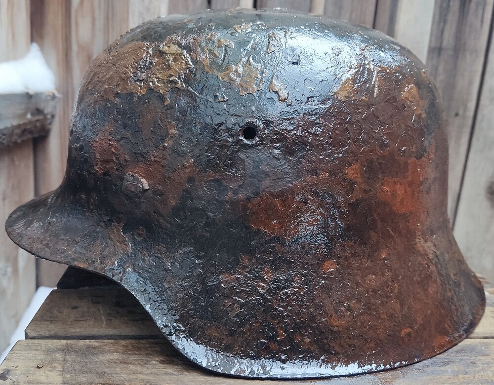 German helmet M42 / from Königsberg