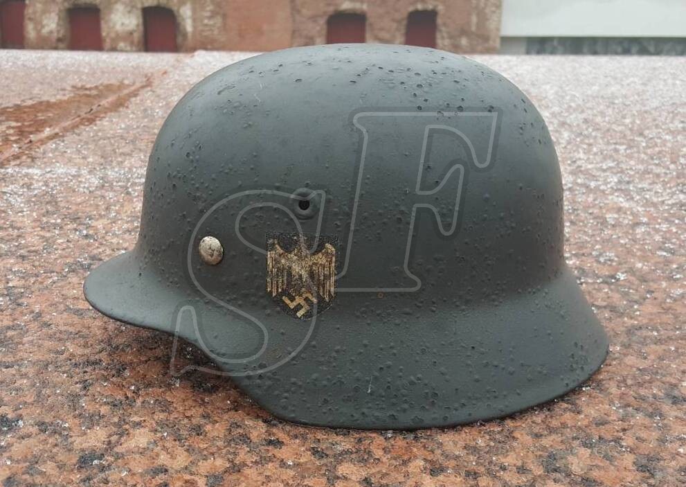 Steel helmet M40 from village of Vertyachiy