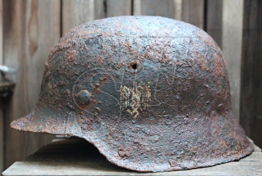 German helmet М42 from Leningrad