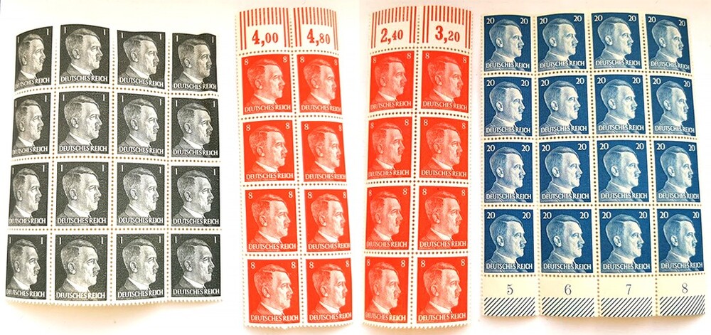 Postage stamps, Third Reich