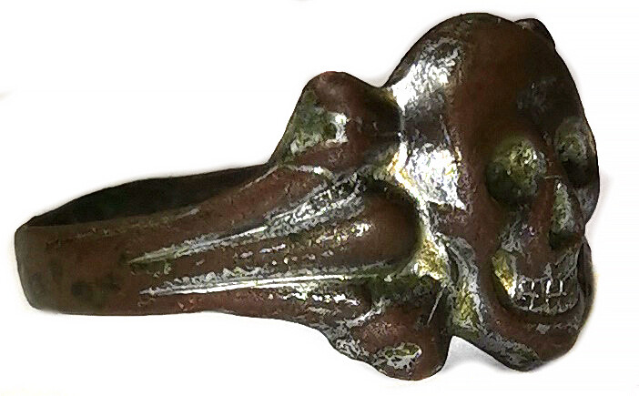 German ring with skull / from Kursk