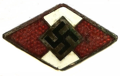 Hitler Jugend membership badge / from Koenigsberg
