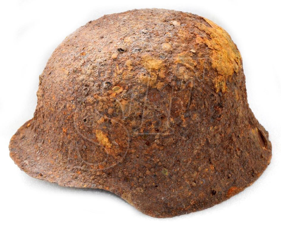 German helmet M42 from village Olovka