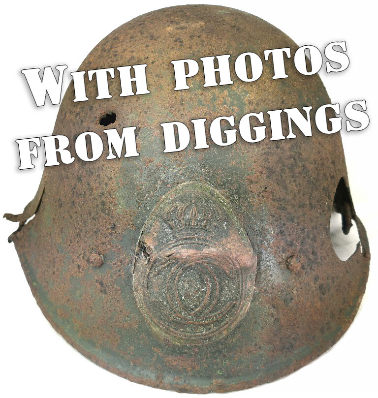 Romanian helmet / from Stalingrad