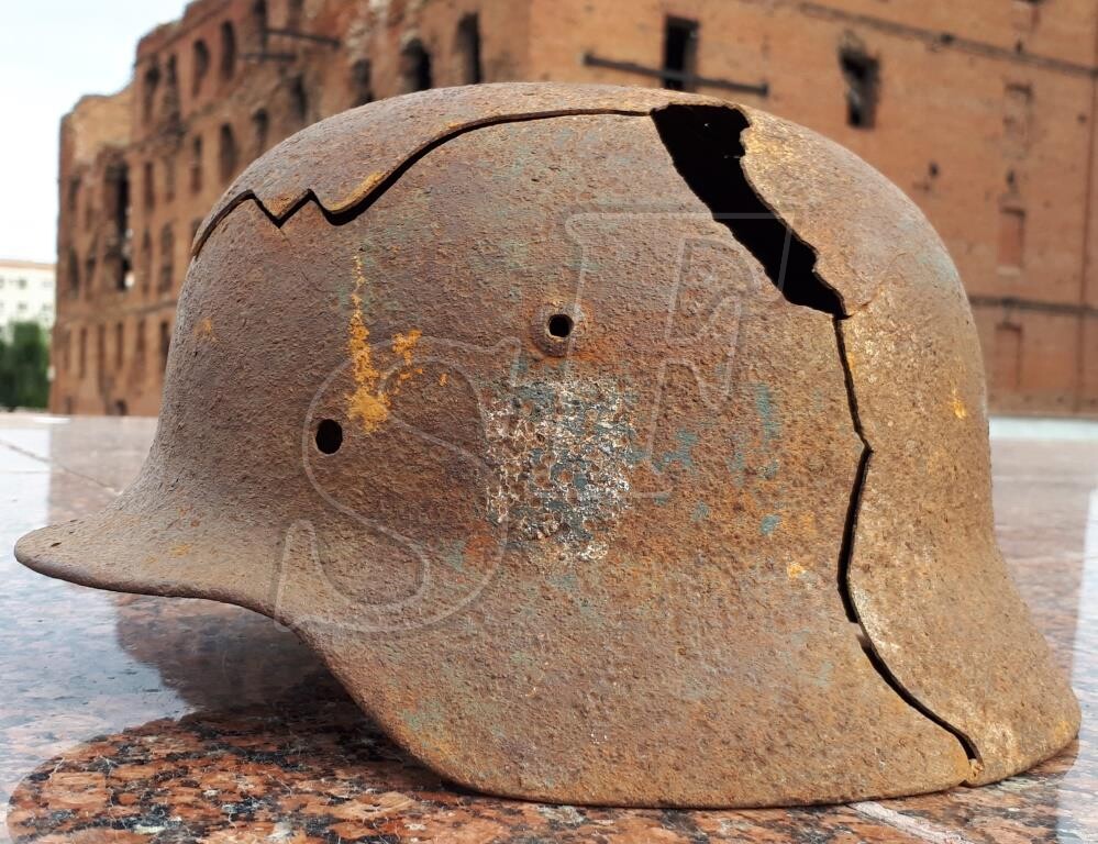 German helmet M35 / Stalingrad region