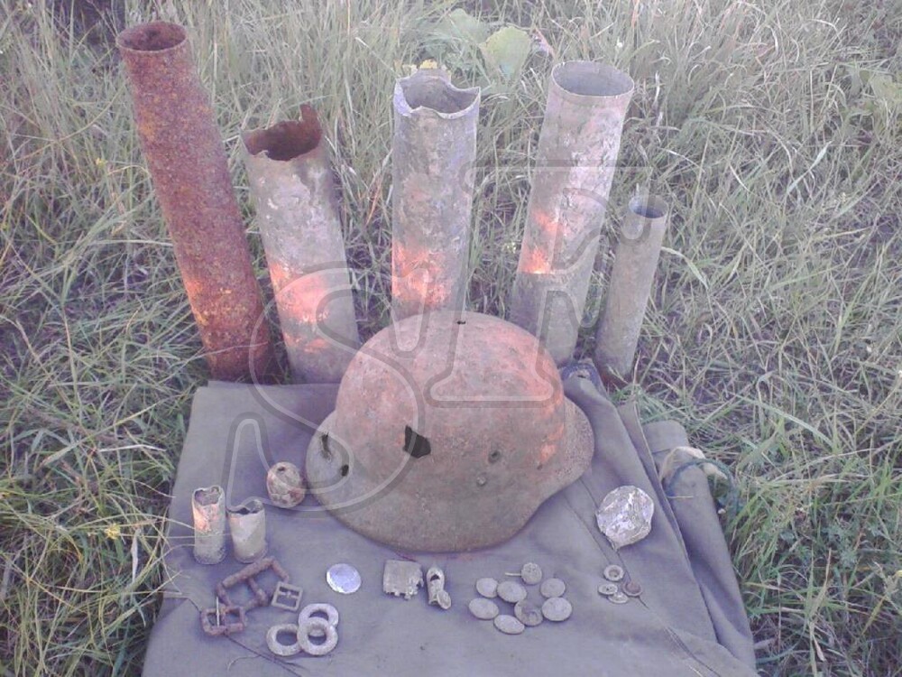 Hungarian helmet M37 / from Voronezh