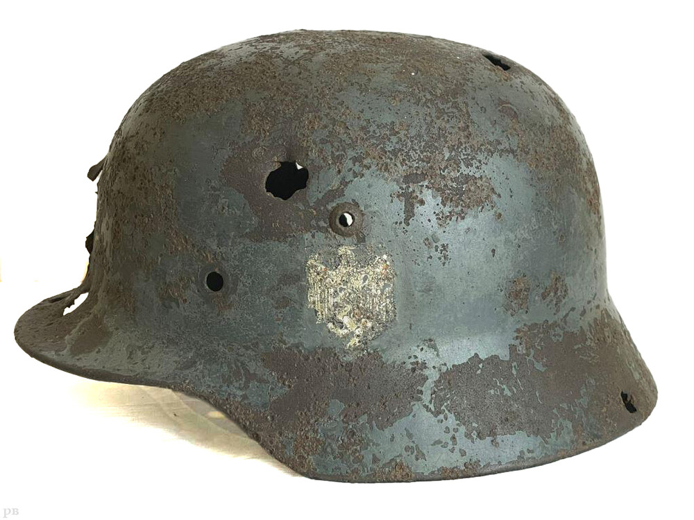 Wehrmacht helmet M35 / from Kursk
