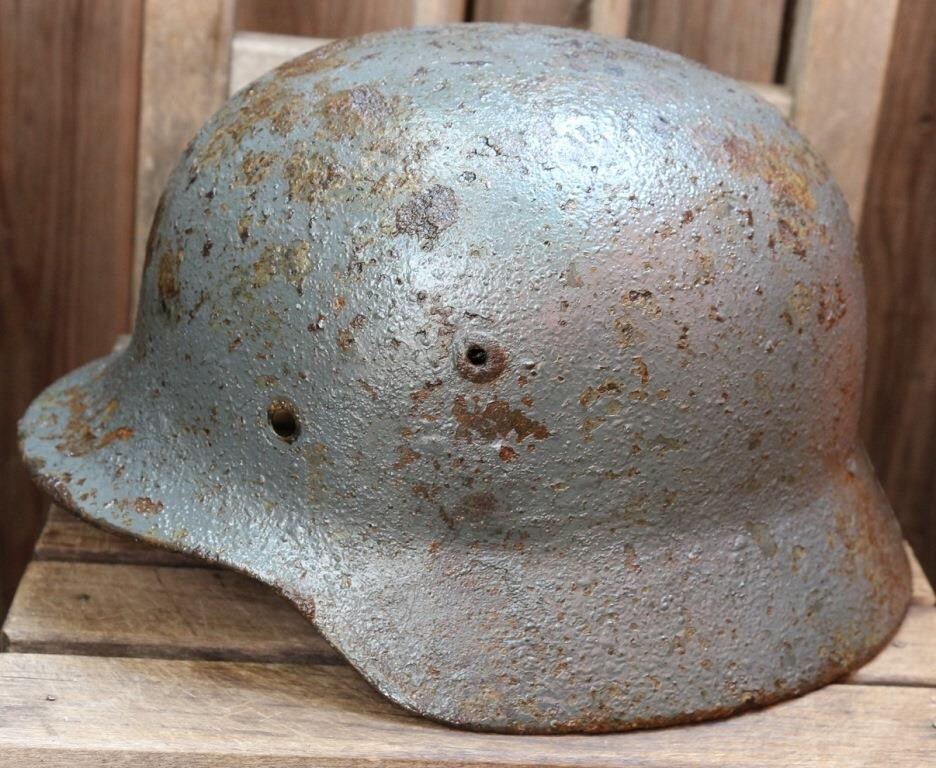 German helmet M35 / from Novgorod