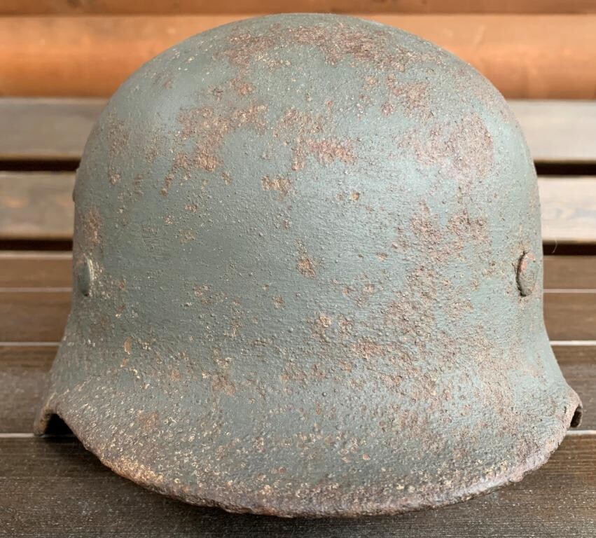 German helmet M40 / from Stalingrad