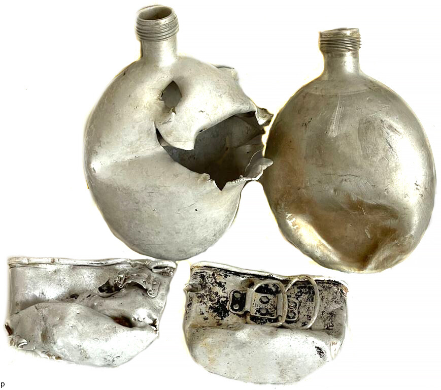 German buckle flaks and cups / from Novgorod
