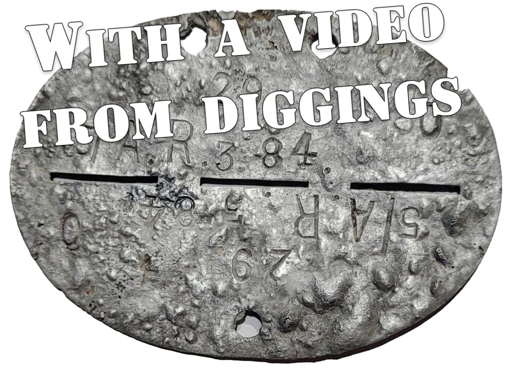German dogtag 5/A.R.384 / from Stalingrad