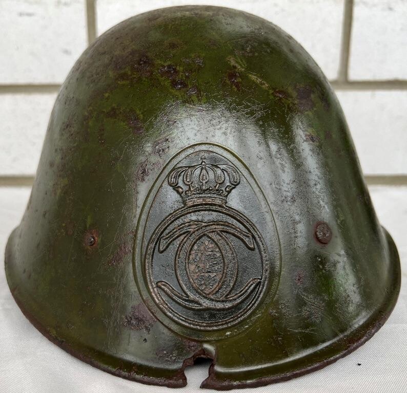 Romanian helmet / from Stalingrad