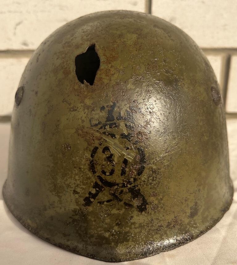 Italian helmet / from Osetrovka