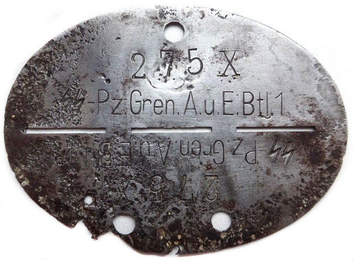 Dogtag SS-Pz.Gren.A.u.E.Btl.1
