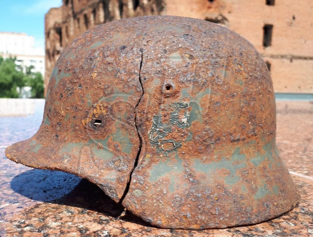 German helmet М35 from Smolensk
