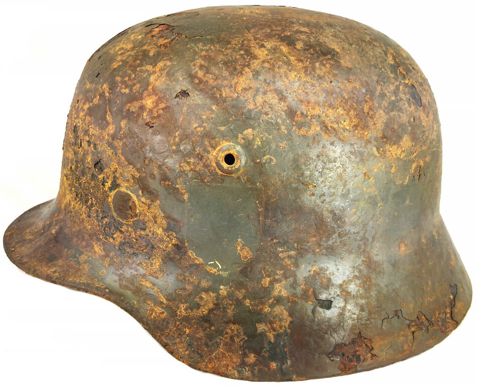 German helmet M35 / from Stalingrad