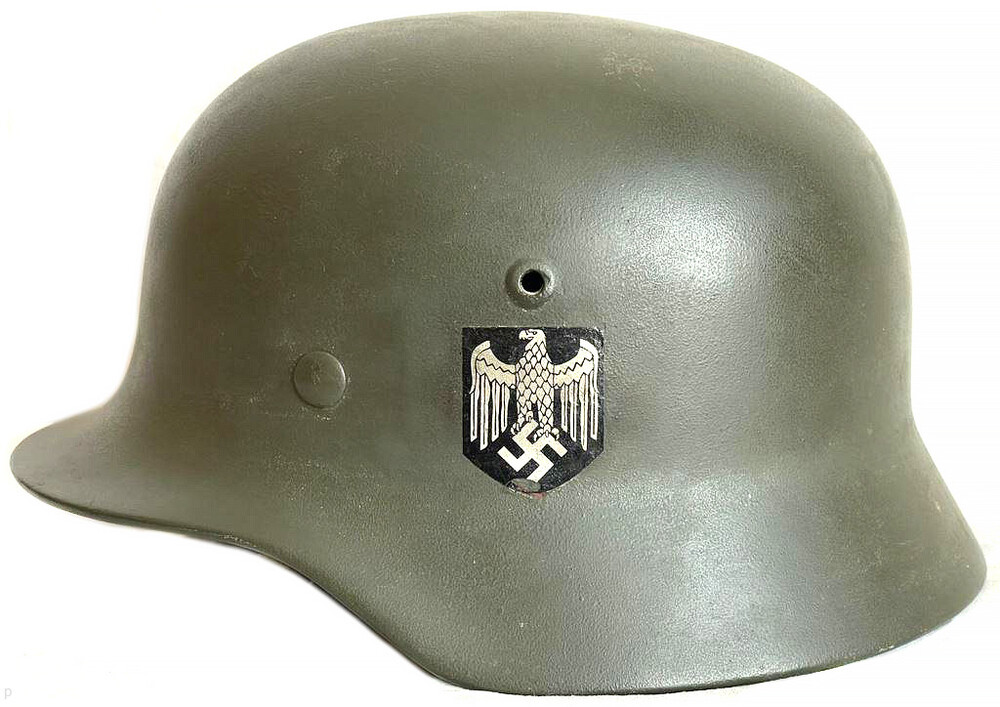 Restored German helmet M35 DD, Wehrmacht