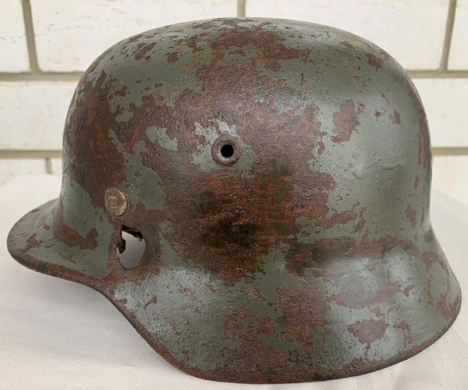 German helmet M40 / from Stalingrad
