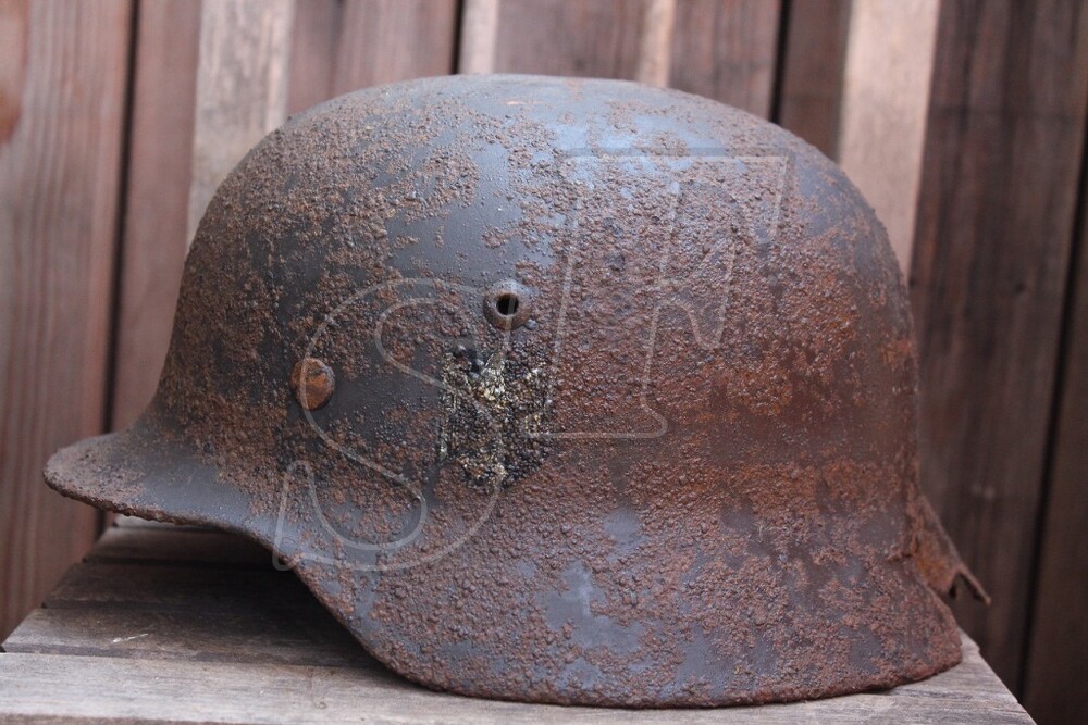 German helmet M40 from Kharkov