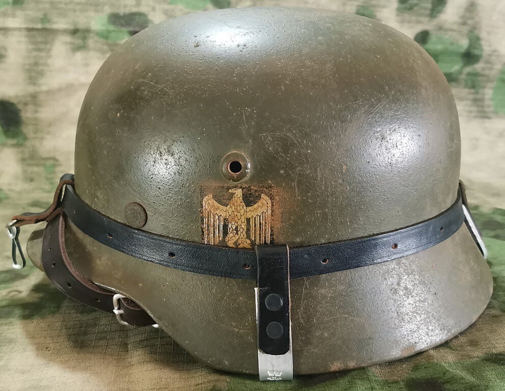 Restored German helmet M35 DD, Wehrmacht