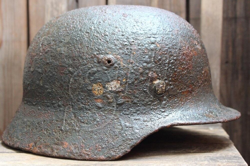 German helmet M35 from Stalingrad