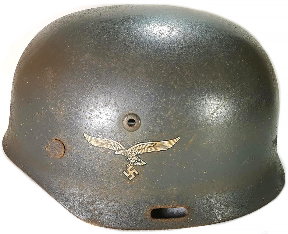 Restored German helmet M35 (M37), Paratrooper