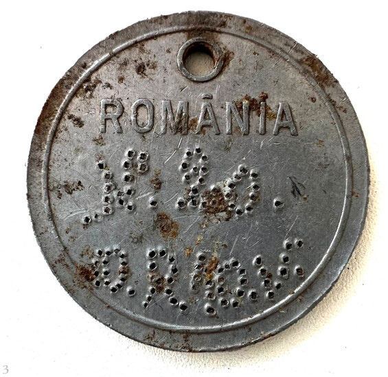 Romanian dogtag / from Stalingrad