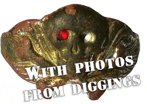 Ring with skull / from Belarus