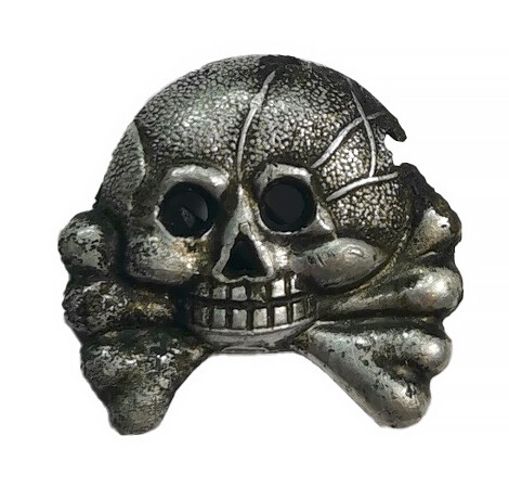 Panzer collar tab skull / from Stalingrad