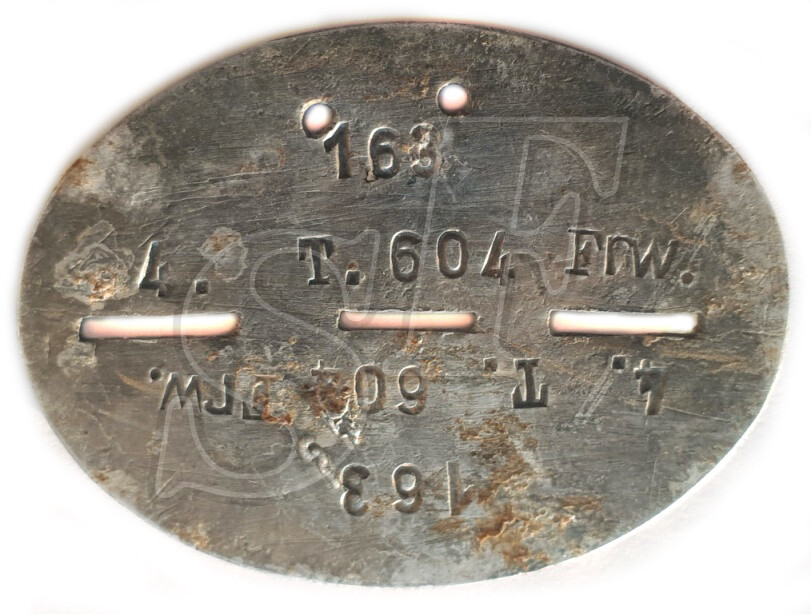 Dog tag 4.T.604 Frw.